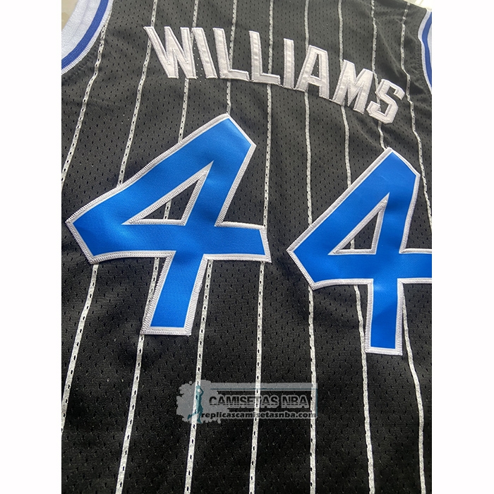 Camiseta Orlando Magic Brandon Williams NO 44 Mitchell & Ness 2009-10 Negro